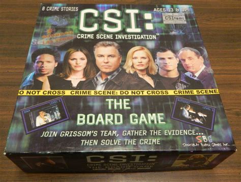 special price   limited time nib csi crime scene encore board game