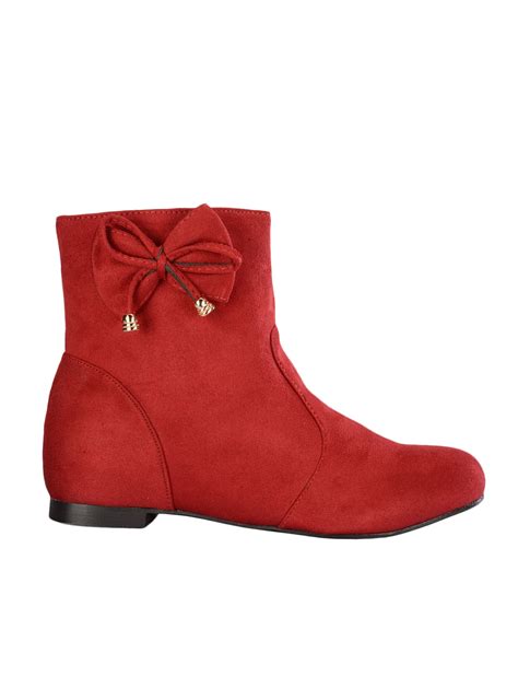 buy  red suede ankle boot  footwear  women  nell