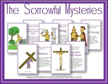 printable rosary cards  catholic kids   kennedy adventures