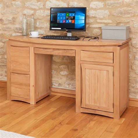 roscoe contemporary oak home office desk