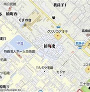 Image result for 大阪府泉大津市楠町東. Size: 181 x 185. Source: www.mapion.co.jp