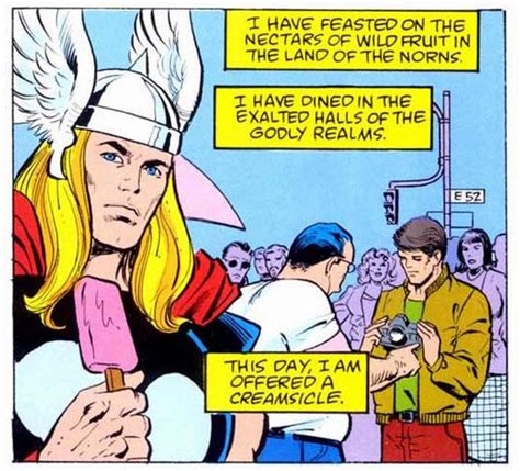 Thor Seeks The Meaning Of Life In A Creamsicle A