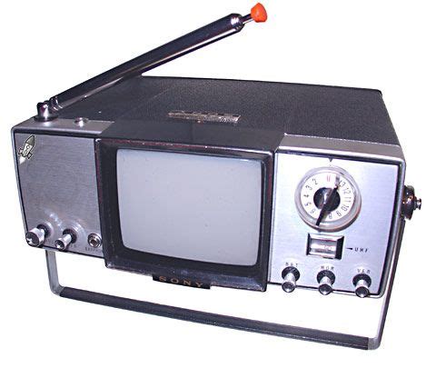 retro  sony tv  micro tv  portable tv vintage electronics tv