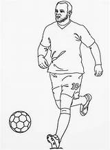Colorare Disegni Calciatori Famosi Disegnidacolorareonline Rooney Dybala Futbolistas Ronaldo sketch template