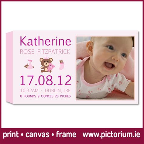 baby girls birth date scroll  pictorium dublin photo printing restoration