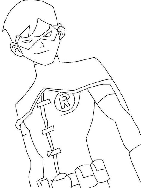 young justice coloring pages