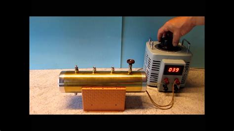 homemade electric boiler  steam engines  test youtube