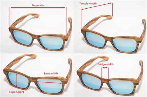 sunglass size chart best guide to find your frame and fit