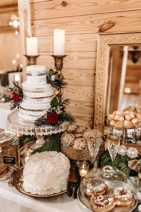 This Super Cute Dessert Table At Rustic Rose Barn Helped Ring In The