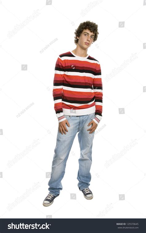 casual young man full body isolated  white stock photo  shutterstock