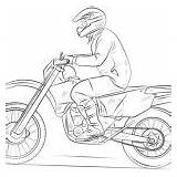 Dirt Bike Coloring Pages Printable Bikes Everfreecoloring Kids sketch template