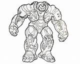Hulkbuster Coloring Pages Printable Cartoon Kids sketch template