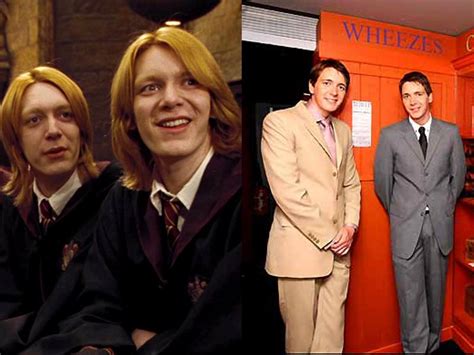 james and oliver phelps alias fred and george weasley harry potter que