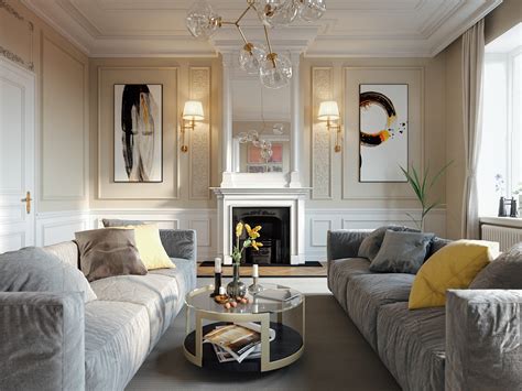 classic living room  behance