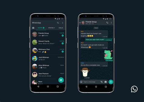 dark mode officially arrives in whatsapp for all users huawei central