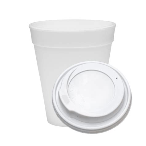 styrofoam coffee cups  lids distillata