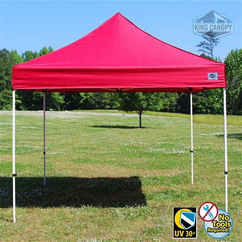 king canopy festival  instant pop  tent  red cover walmartcom walmartcom