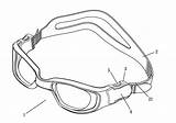 Goggles Patents Google Drawing Swimming sketch template