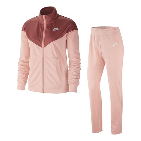 buy nike sportswear trainingspak dames roze donkerrood  tennis point nl