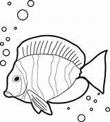 Fish Coloring Pages Bubbles Ocean Air Butterfly Getcolorings Printable sketch template
