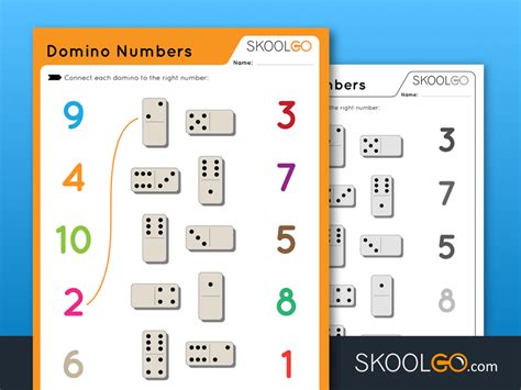 domino numbers skoolgo