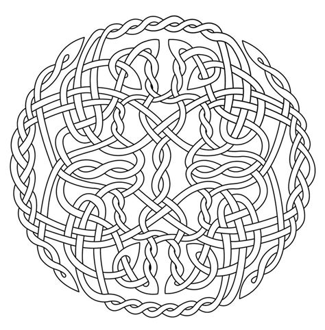 celtic knot coloring pages    print