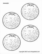 Oranges Caterpillar sketch template