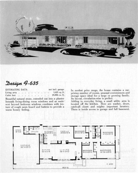 ranch style house plans inspirational    ranch house design    retro