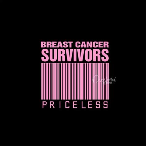 priceless barcode for breast cancer survivors awareness pink ribbon car sticker survivor
