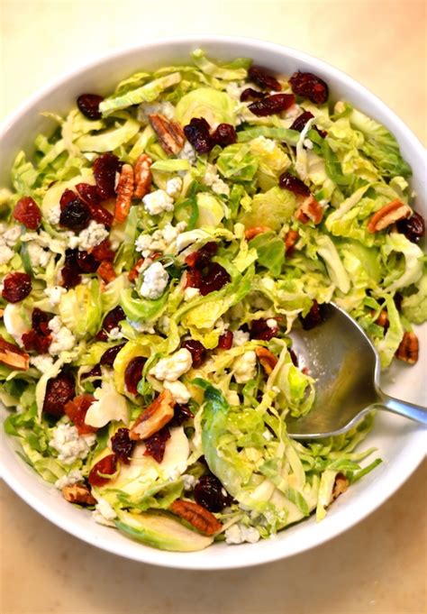 amazing shaved brussels sprout salad