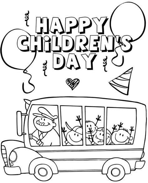 happy childrens day coloring page  printable coloring pages