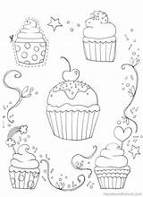 Coloring Sprinkles Pages Cupcakes Icolor Visit Dreams Printable Template sketch template