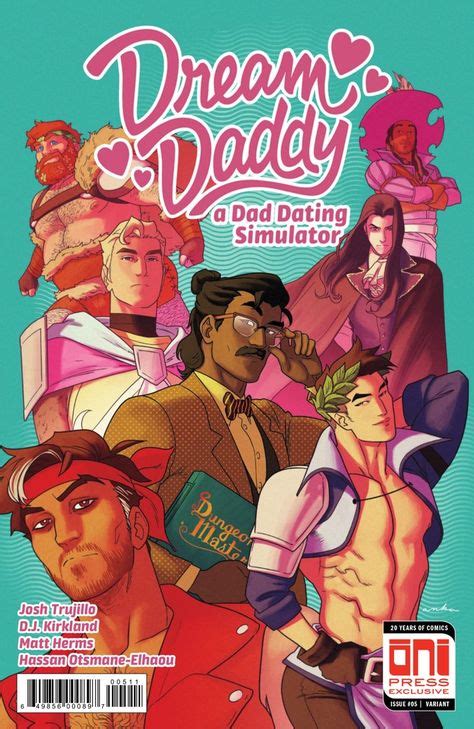 pin by alex glover on dream daddy graphic novel daddy comic book cover