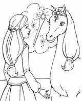 Barbie Coloring Horse Pages Horses Her Colouring Getdrawings Printable Choose Board sketch template