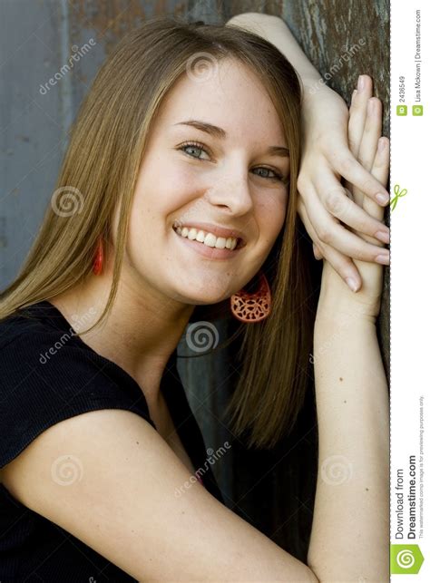 teen fashion model stock image image of brunette trendy
