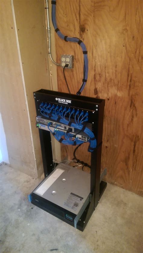 small install     cable management home