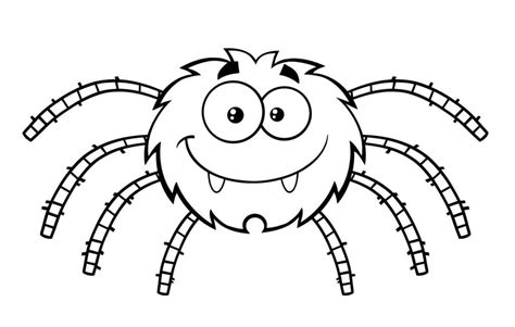 printable spider coloring pages  kids
