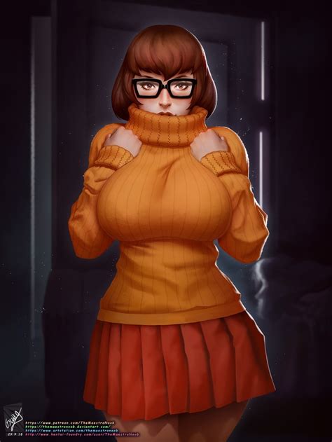 Raven Nyuugao Velma Dace Dinkley Scooby Doo Girl Breasts Brown My Xxx