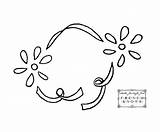 Embroidery Patterns Flower Vintage Transfer Flowers Frame Ribbon Simple French Trace Tutorial Knots Coloring Pattern Easy Pages Kids Fun Tuesday sketch template
