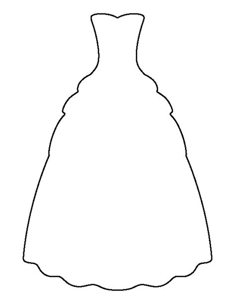 printable gown template