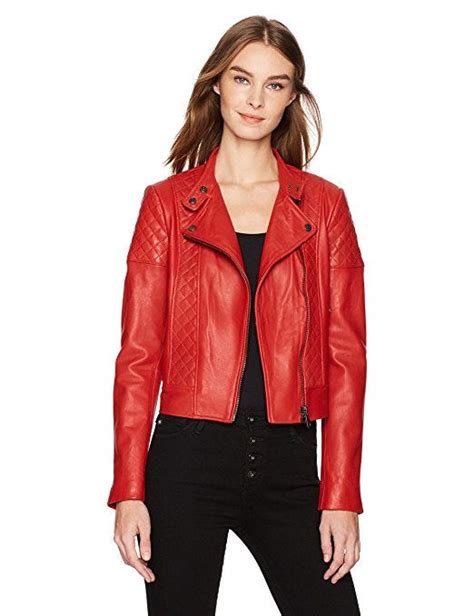 Bagatelle Leather Quilted Moto Jacket