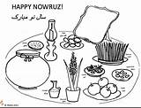 Coloring Pages Iran Persian Haft Nowruz Kids Activities Seen Year Crafts Iranian Norooz Haftseen Sheets Activity Sin Table Sheet Drawing sketch template