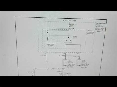 horn circuit explain car wiring diagrams explained  horn circuits
