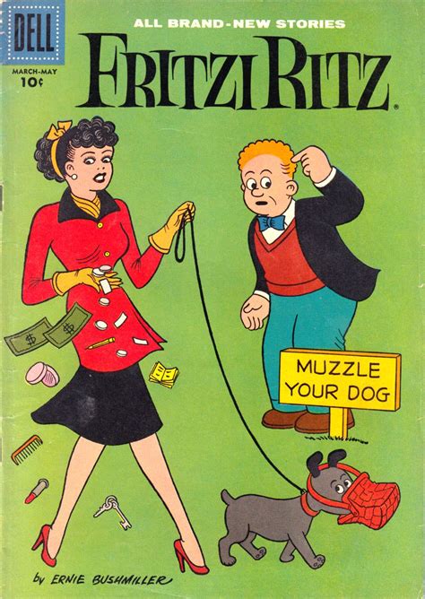 ernie bushmiller s fritzi ritz dell 1958 best comic books vintage