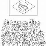 Colorir Coloriage Futebol Bresil Futbolistas Guayos Hellokids Lionel Messi Alves Dani Camerun sketch template