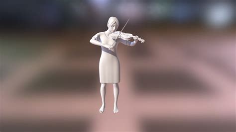 violin player download free 3d model by oromis hardware oromis