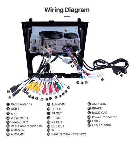 nissan altima radio wiring diagram amazon   pin headunit radio wiring harness