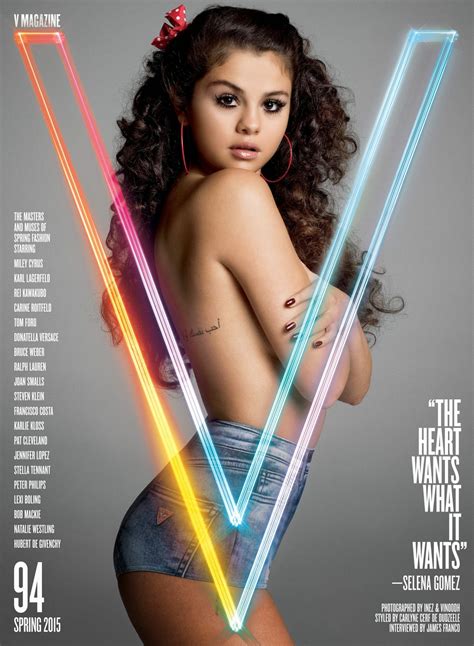 Selena Gomez V Magazine 94 Spring 2015 Fashion Magazine