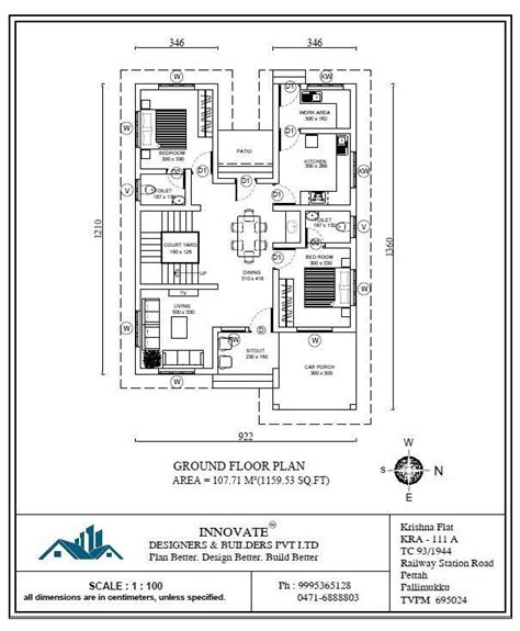 stunning  bedroom home design   square feet   plan  kerala home plans