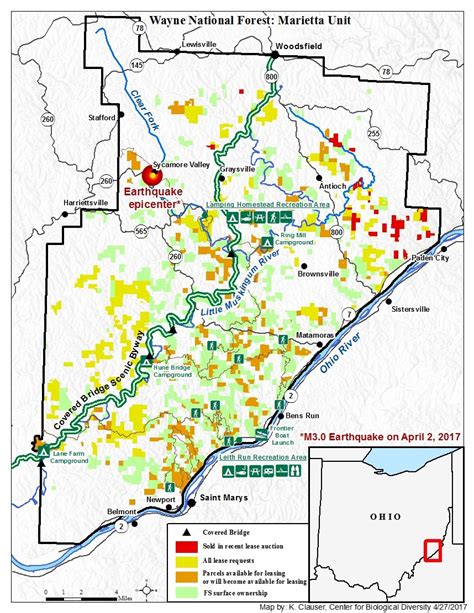 lawsuit filed  fracking operations  wayne national forest scene  heard scenes news blog